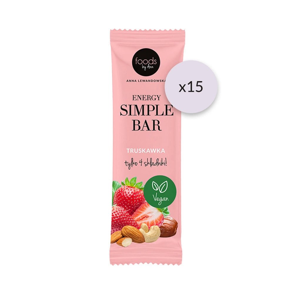 15x Energy Simple Bar Strawberry 35g
