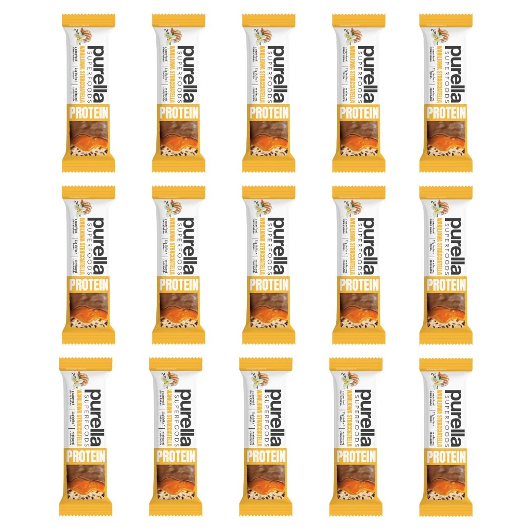 15x SuperFoods Protein Bar - Vanilla Straciatella 45g