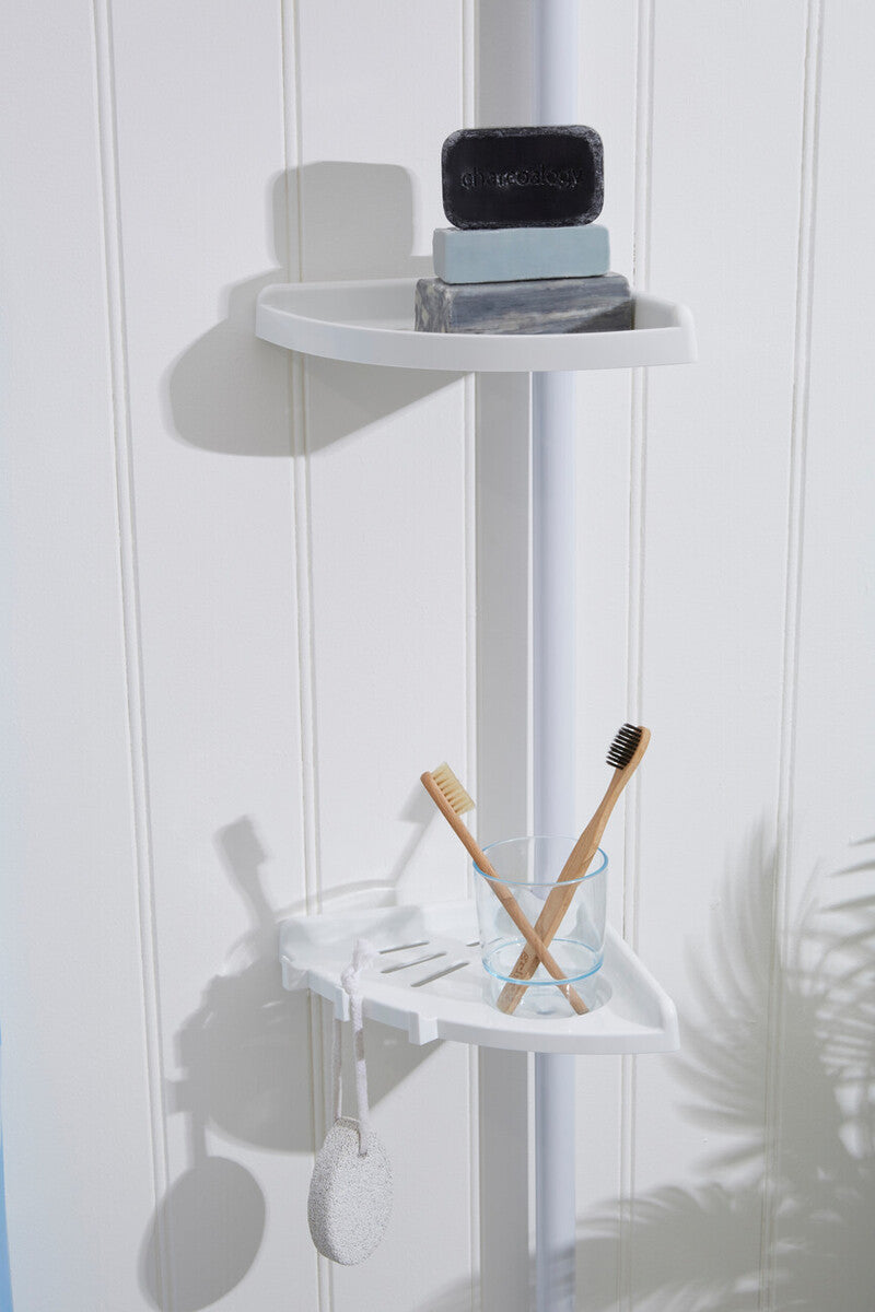 Linnea Telescopic Storage 4 Tier Corner Shelf