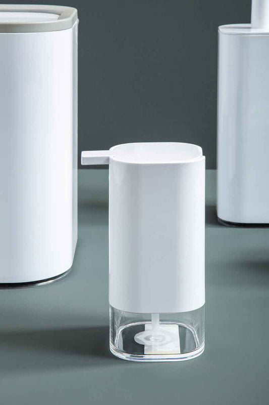 Ando White Acrylic Lotion Dispenser
