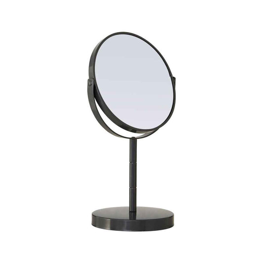 Marisha Grey Metal Small Swivel Table Mirror