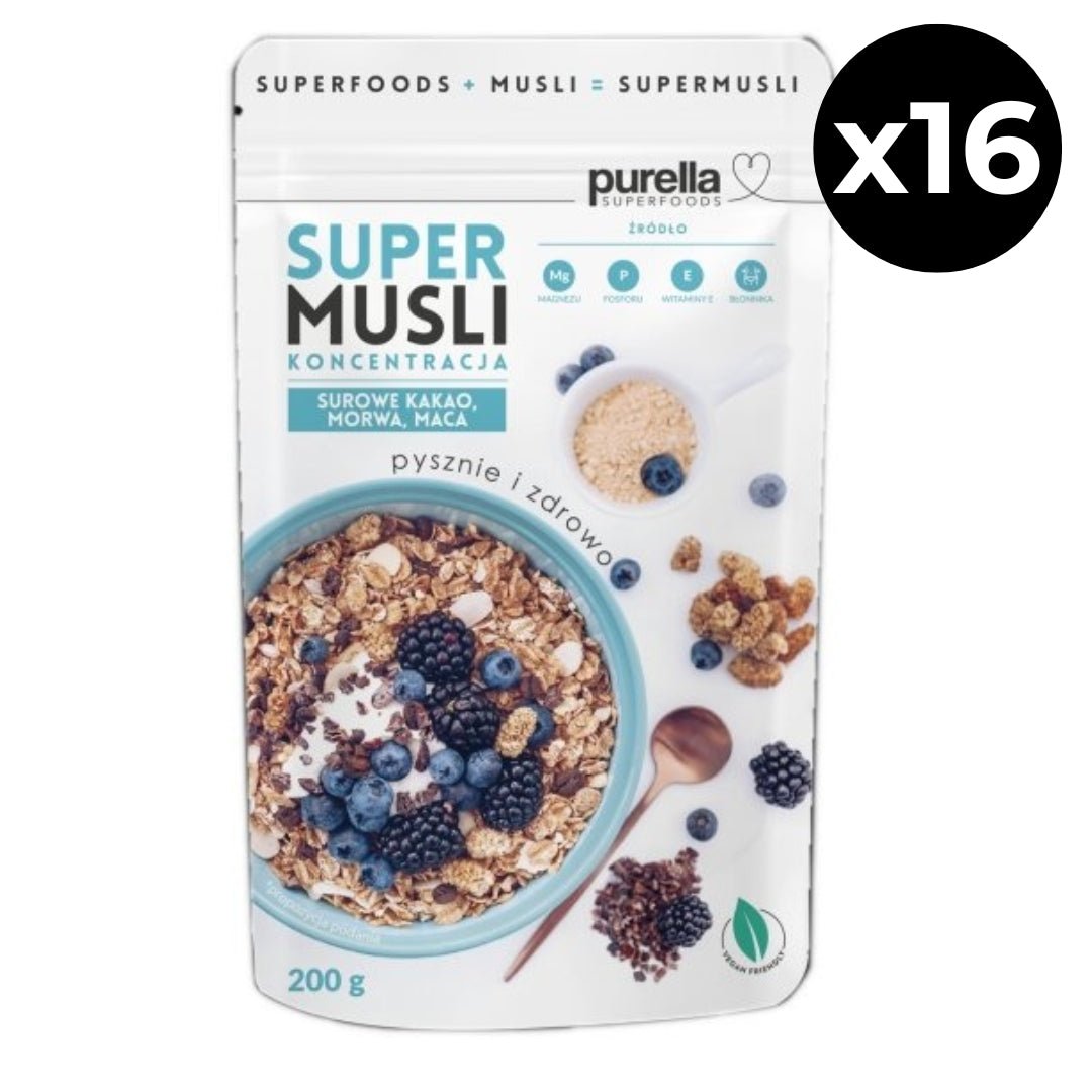16x Super Muesli Focus 200g