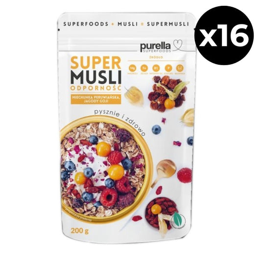 16x Super Muesli Immune 200g