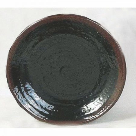 Tenmoku Melamine Plate 11 3/4" / 300mm - Dozen