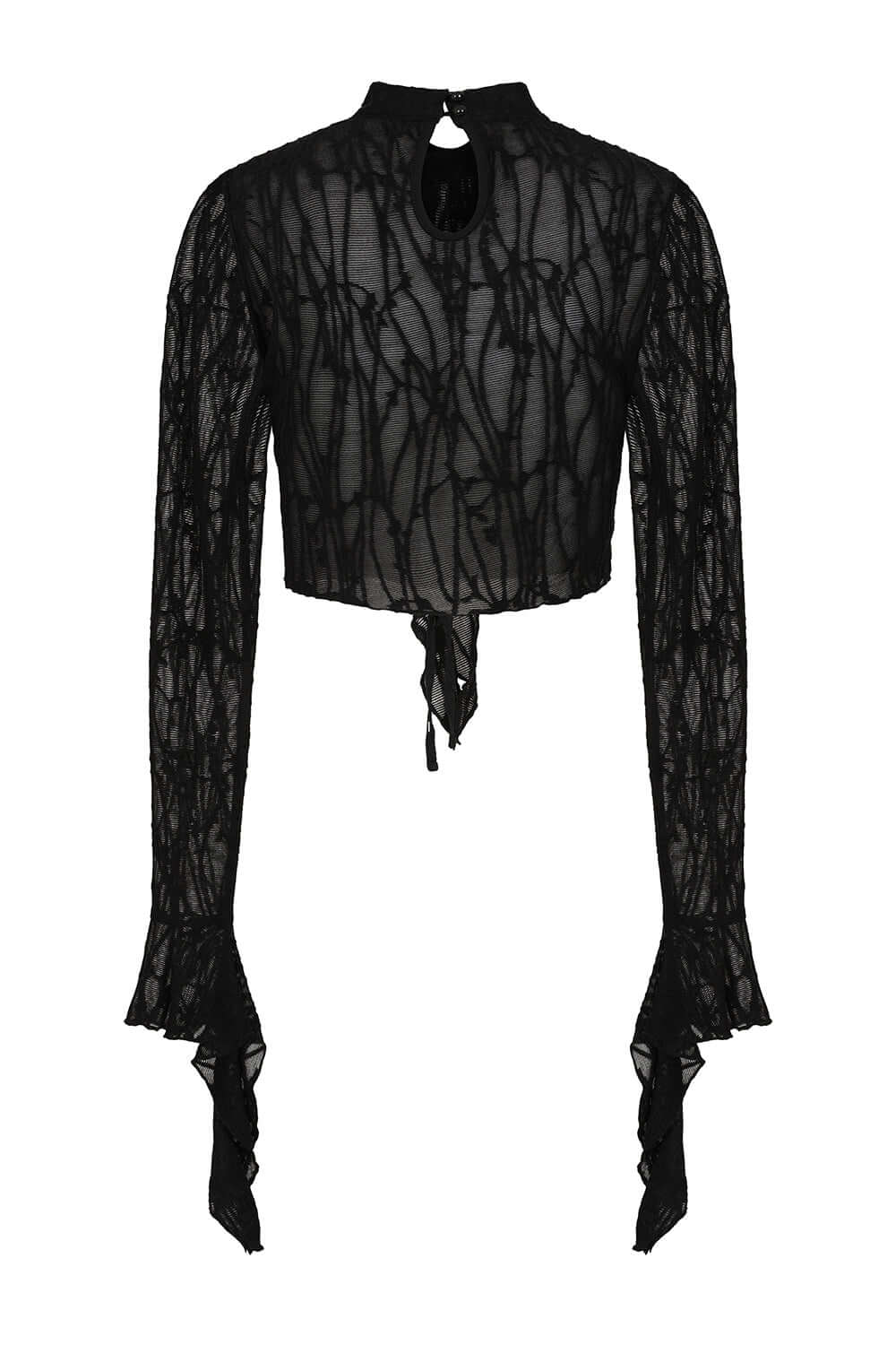 Banned Apparel Seraphina Mesh Top Black