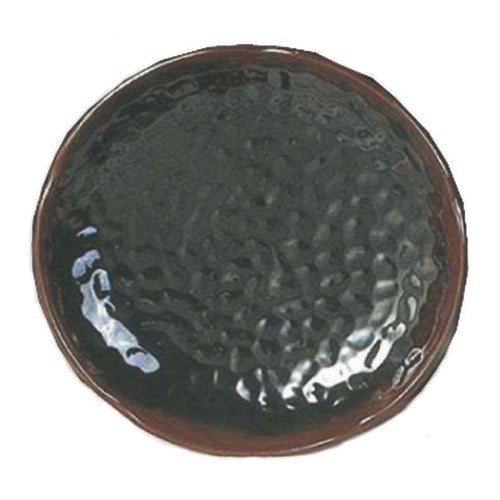 Tenmoku Lotus Shaped Melamine Plate 9 3/8" / 240mm - Dozen