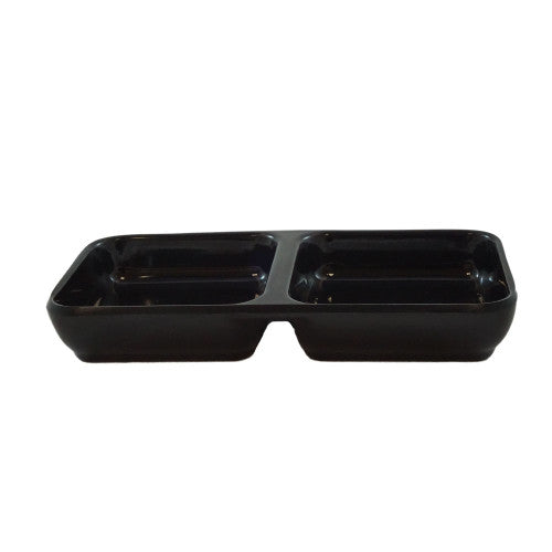 Classic Melamine Rectangular Sauce Dish -12/case