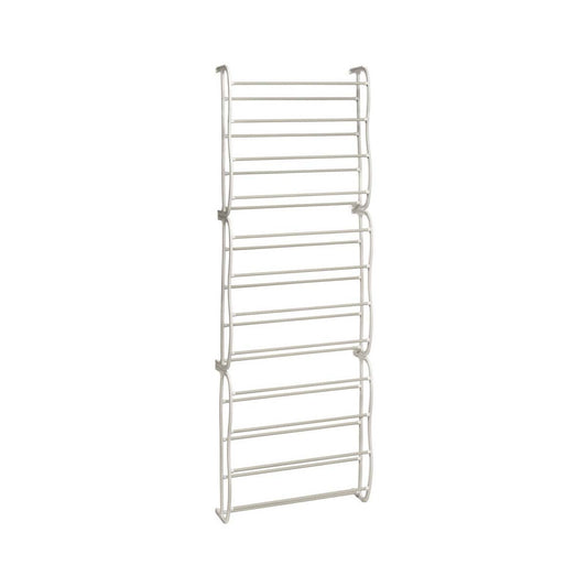 Tavia Over Door Cream 12 Tier Shoe Rack