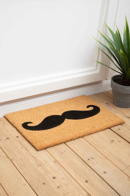 Moustache Coir Doormat