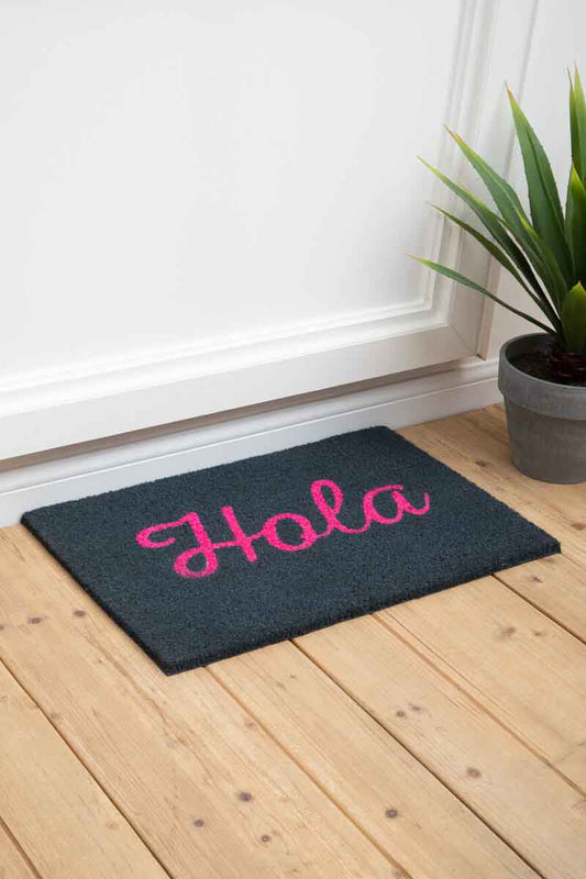 Neon Hola Coir Doormat