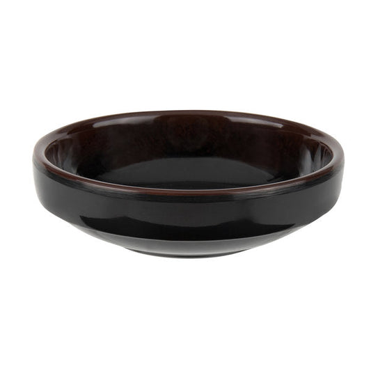 Tenmoku Flat Melamine Bowl 6oz - Dozen