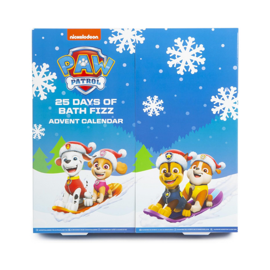 Wholesale Paw Patrol 25 Days Of Bath Fizz Advent Calendar - (Case of 6)