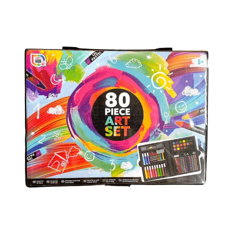 Wholesale 80 Piece Art Set - (Case of 12)