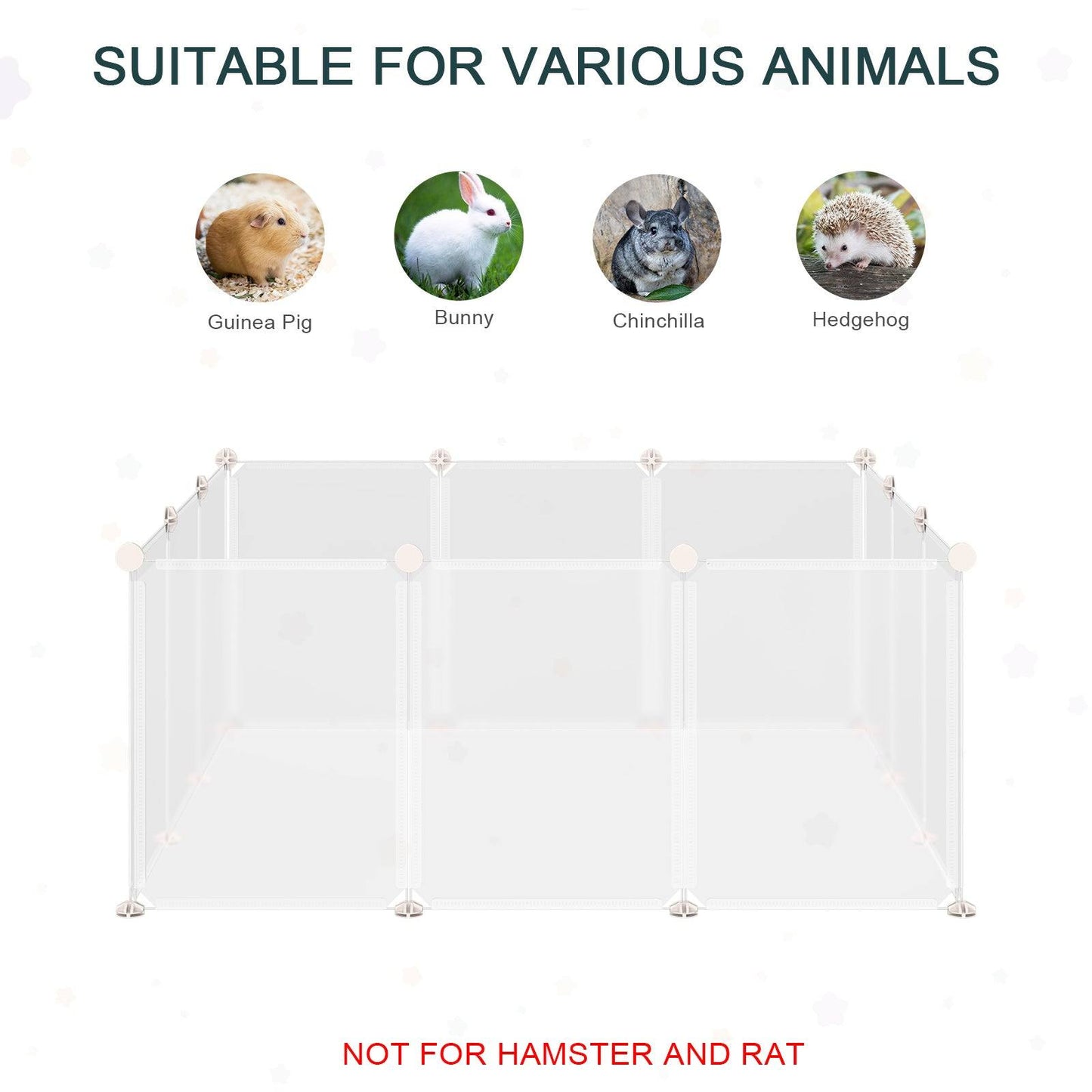 Portable Small Animal Playpen by Pawhut