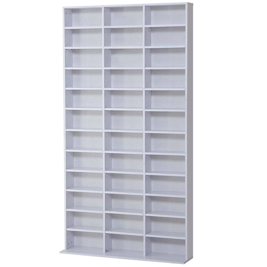 Homcom 33 Adjustable Compartment Storage Unit - White
