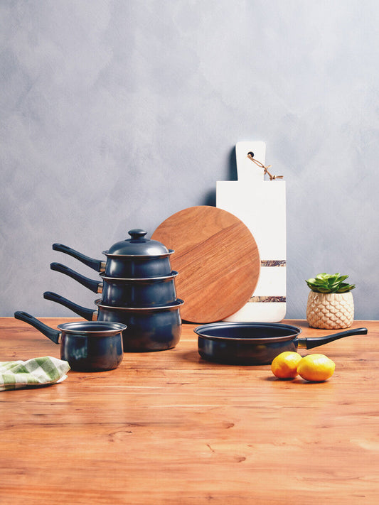 Viggo 5 Piece Black Cookware Set