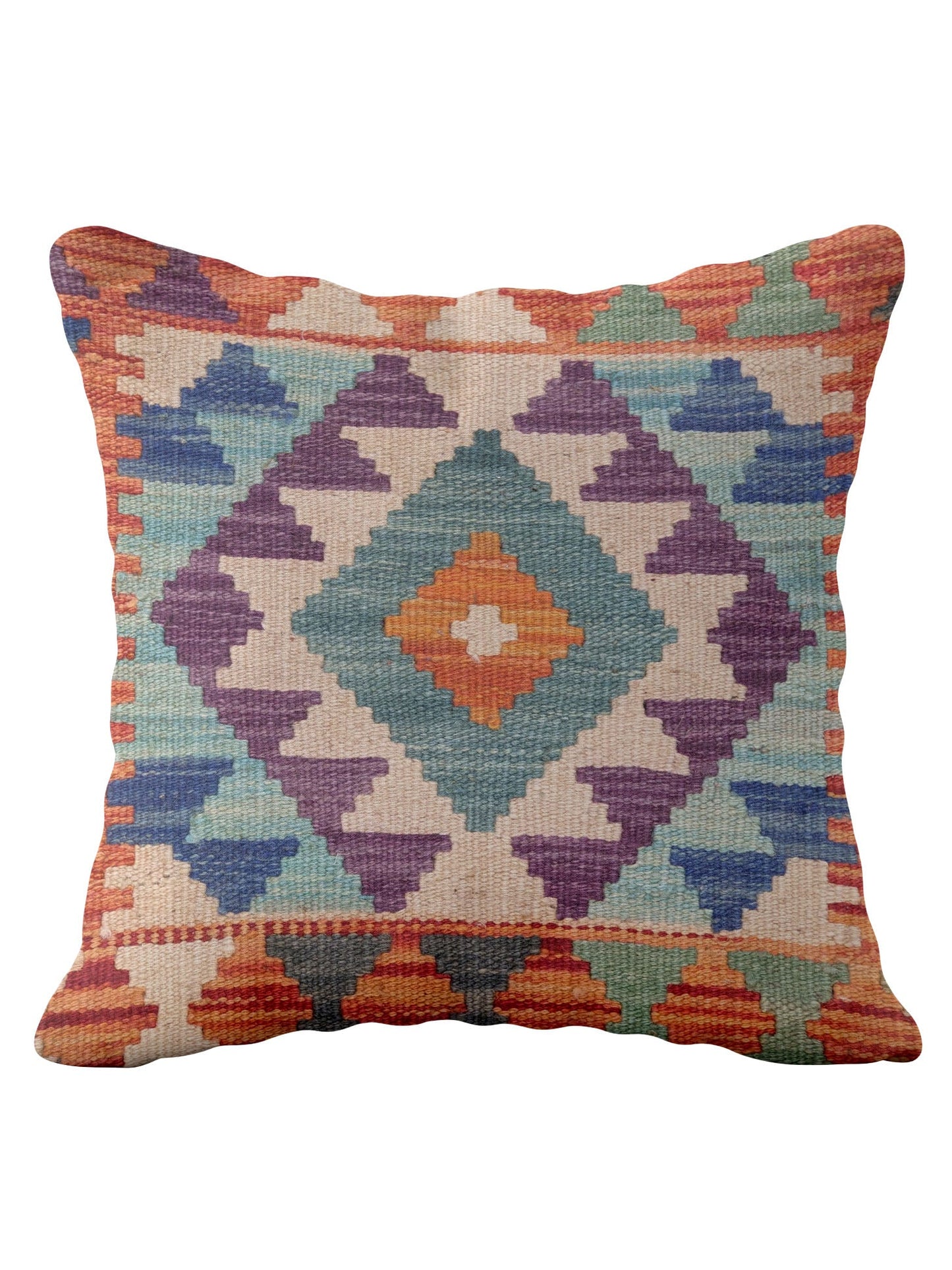 Afghan Kilim Cushion Cover - 45 x 45 cm