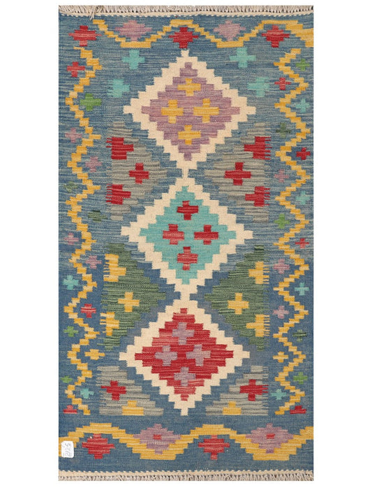 Maimana Afghanistan Kilim Rug - 158 x85 cm