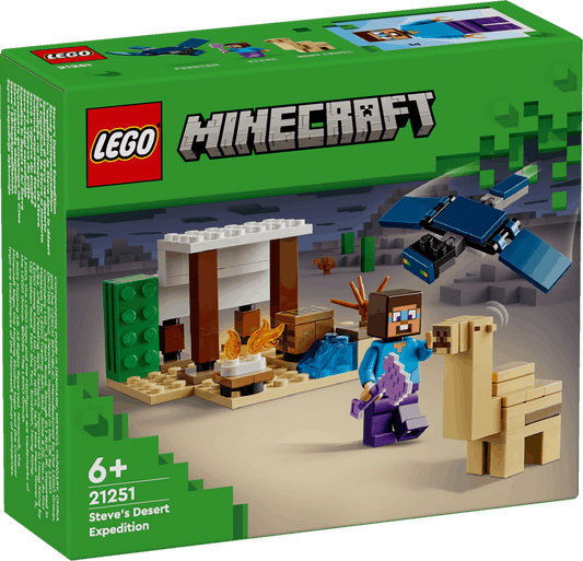 Lego Minecraft 21251 Steve's Desert Expedition Playset for Ages 6 & Up