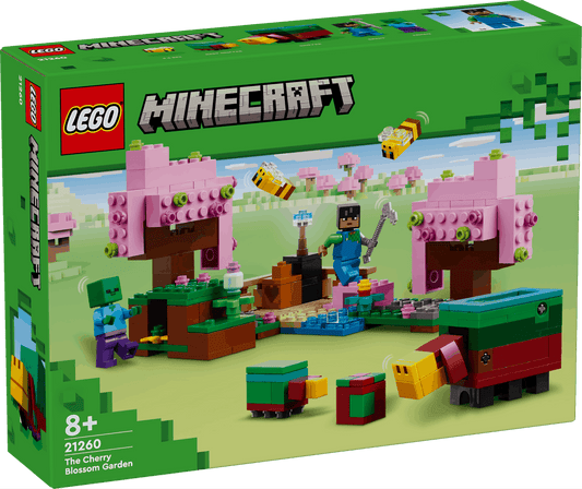Lego Minecraft 21260 The Cherry Blossom Garden Playset for Ages 8 & Up