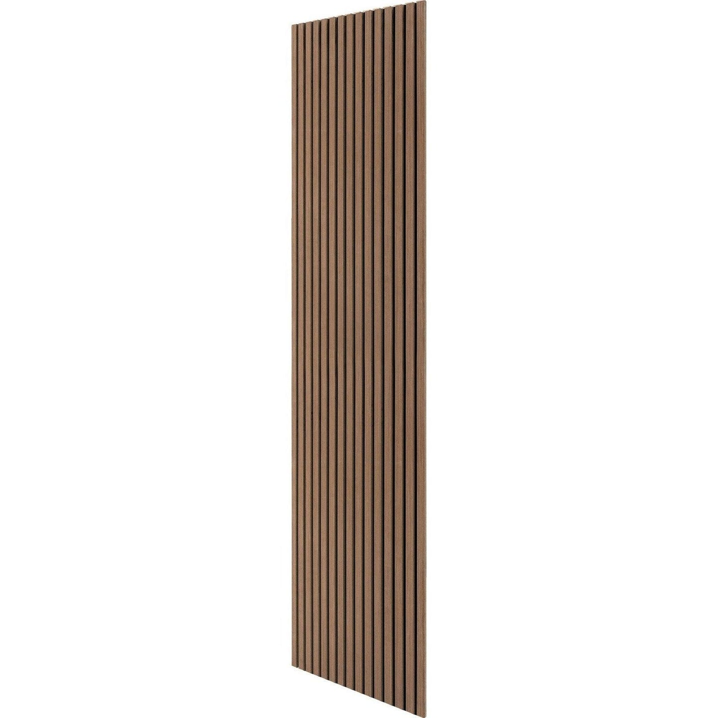 Acoustic Slat Wall Panels x 2 - Light Walnut