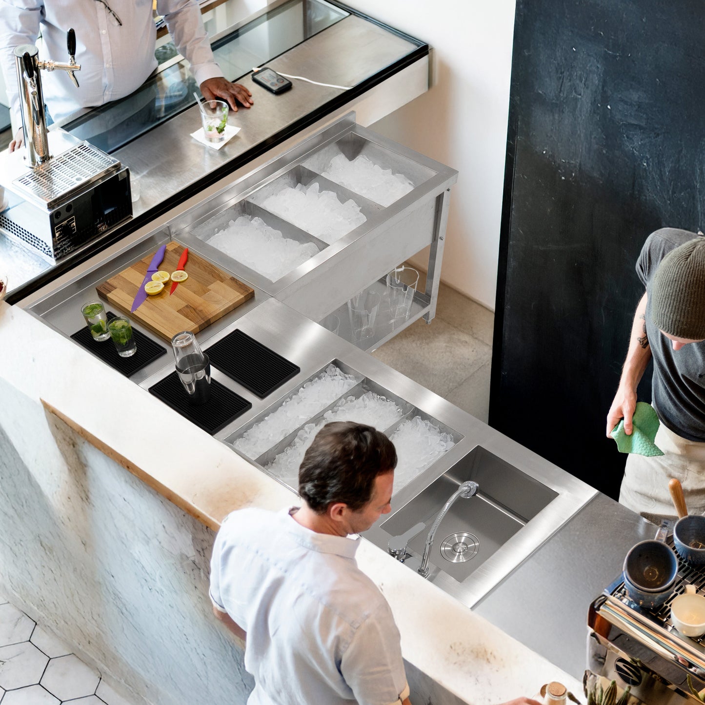 Modular Cocktail Bar Corner Unit