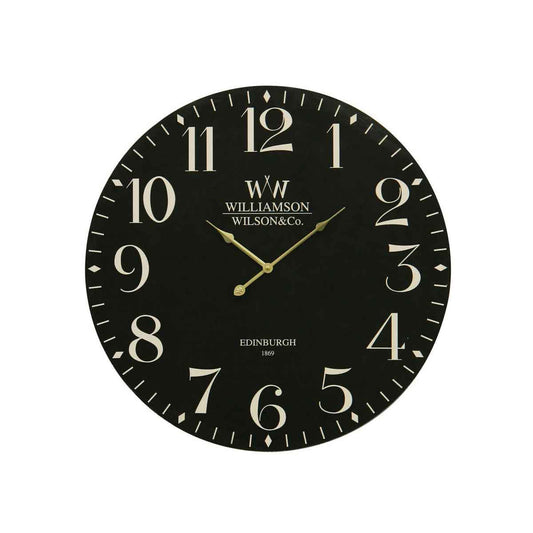 Destini Classical Black MDF Wall Clock