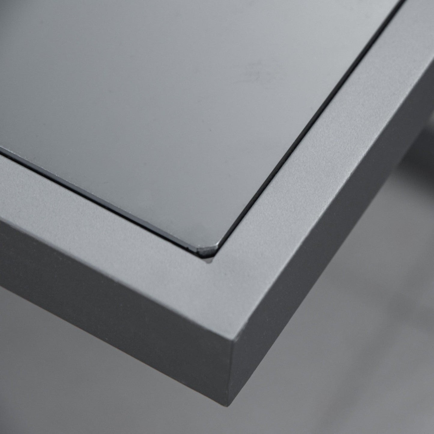 8 Seater Garden Dining Cube Set Aluminium Outdoor Furniture Set Dining Table