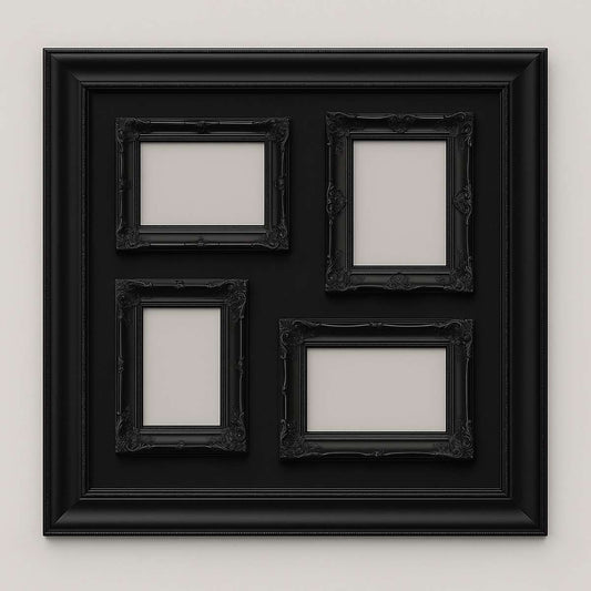 Maren 4 Photo Black Plastic Multi Photo