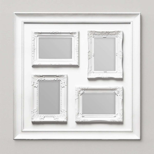 Maren 4 Photo White Plastic Multi Photo