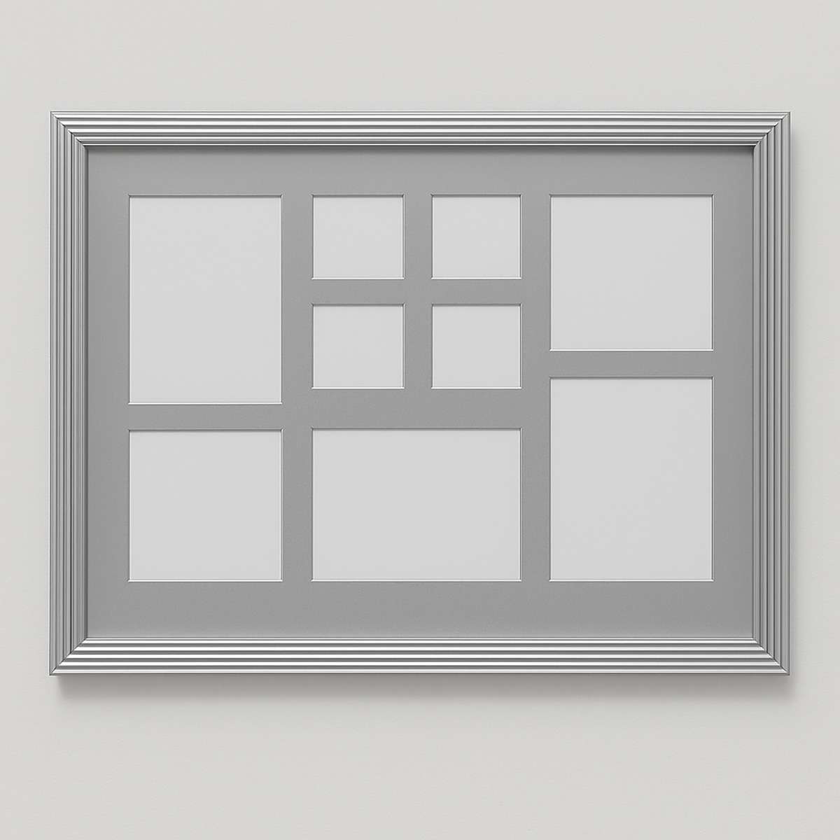 Maren Silver 9 Photo Multi Photo Frame