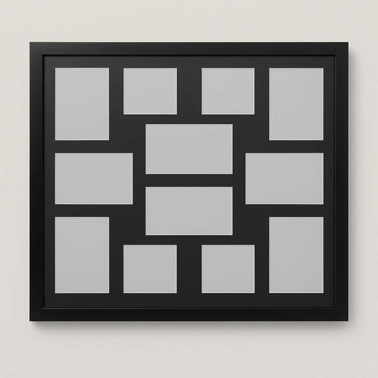 Maren Black 12 Photo Multi Photo Frame