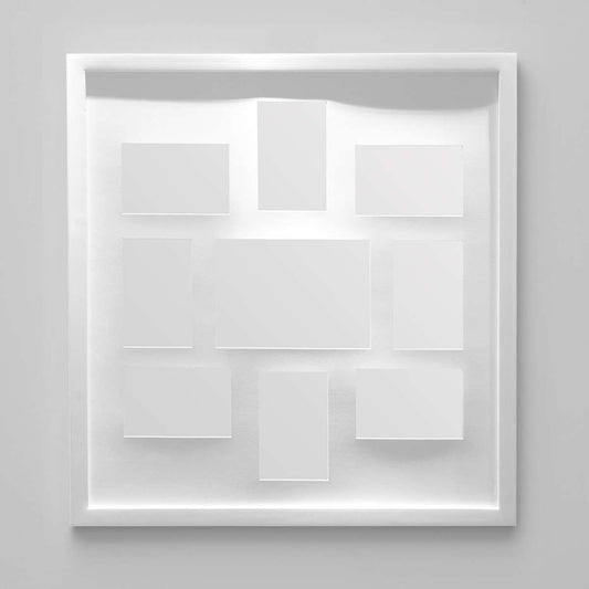 Maren White 9 Multi Photo Frame