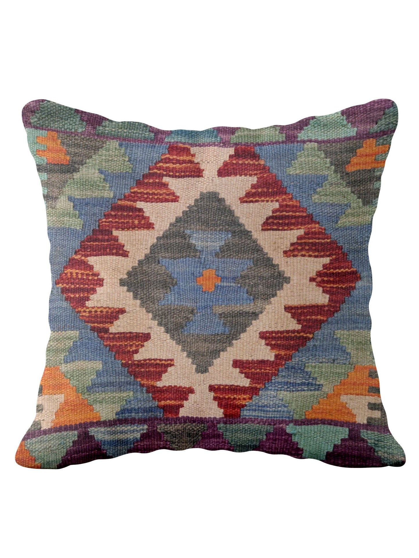 Afghan Kilim Cushion Cover - 45 x 45 cm