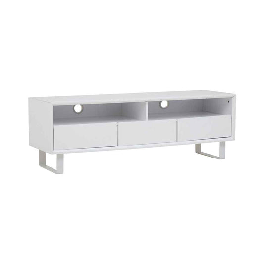 Moritz White High Gloss Media Cabinet