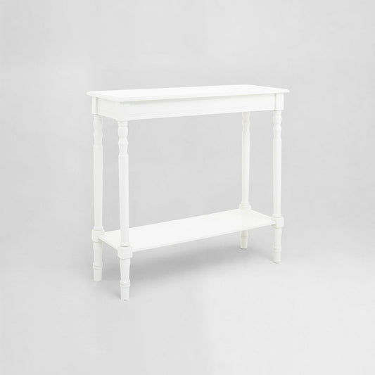 Heritage White Rectangular Console Table