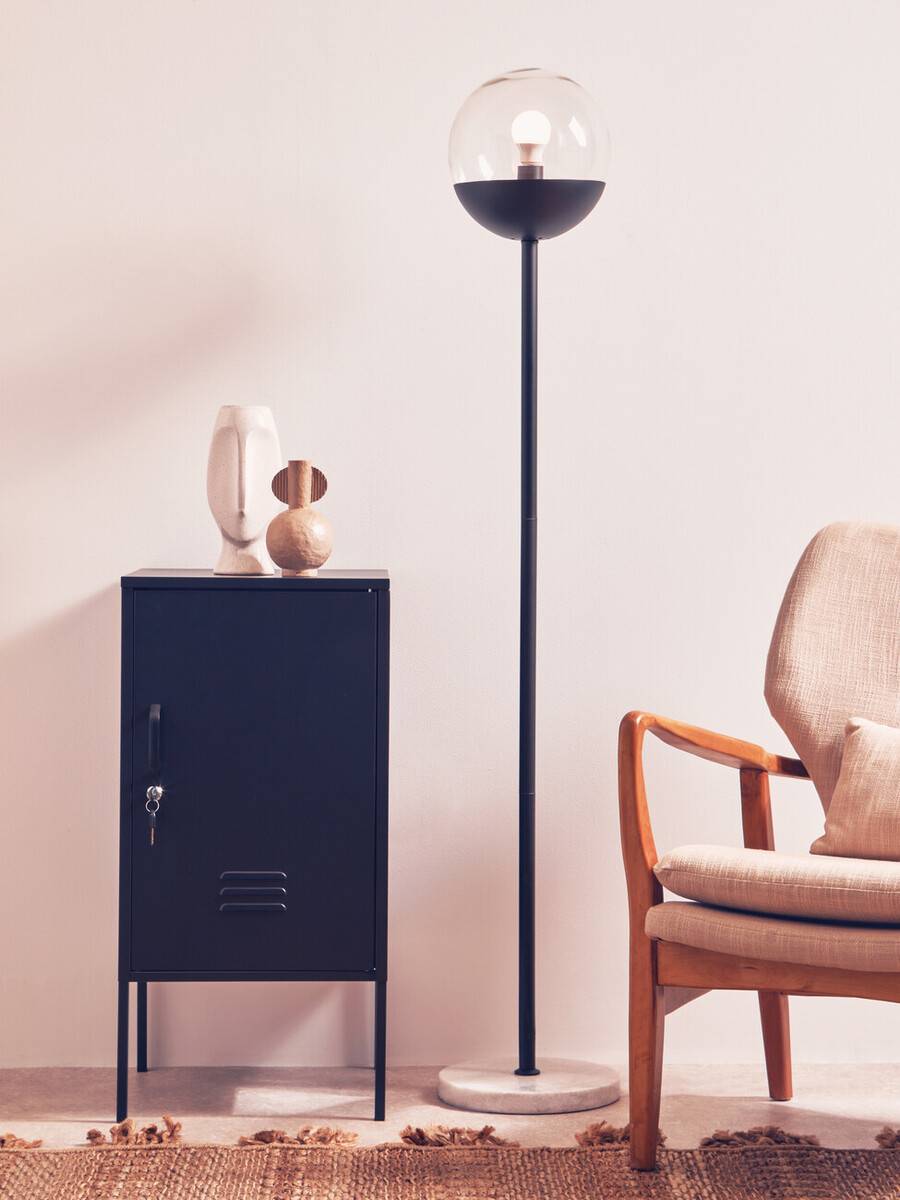 Academy One Door Black Locker