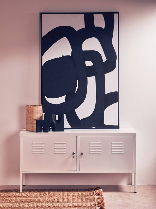 Academy Two Door White Locker Cabinet