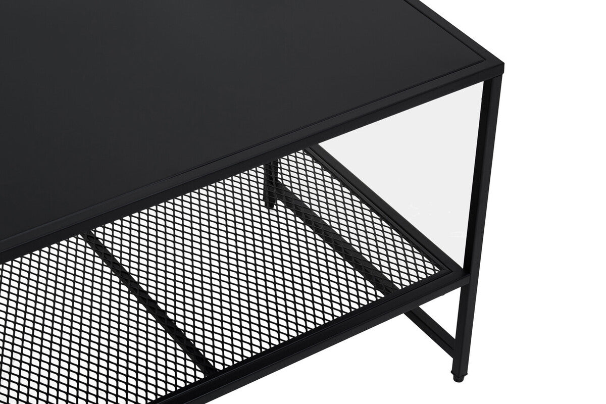 Acero Black Metal Coffee Table