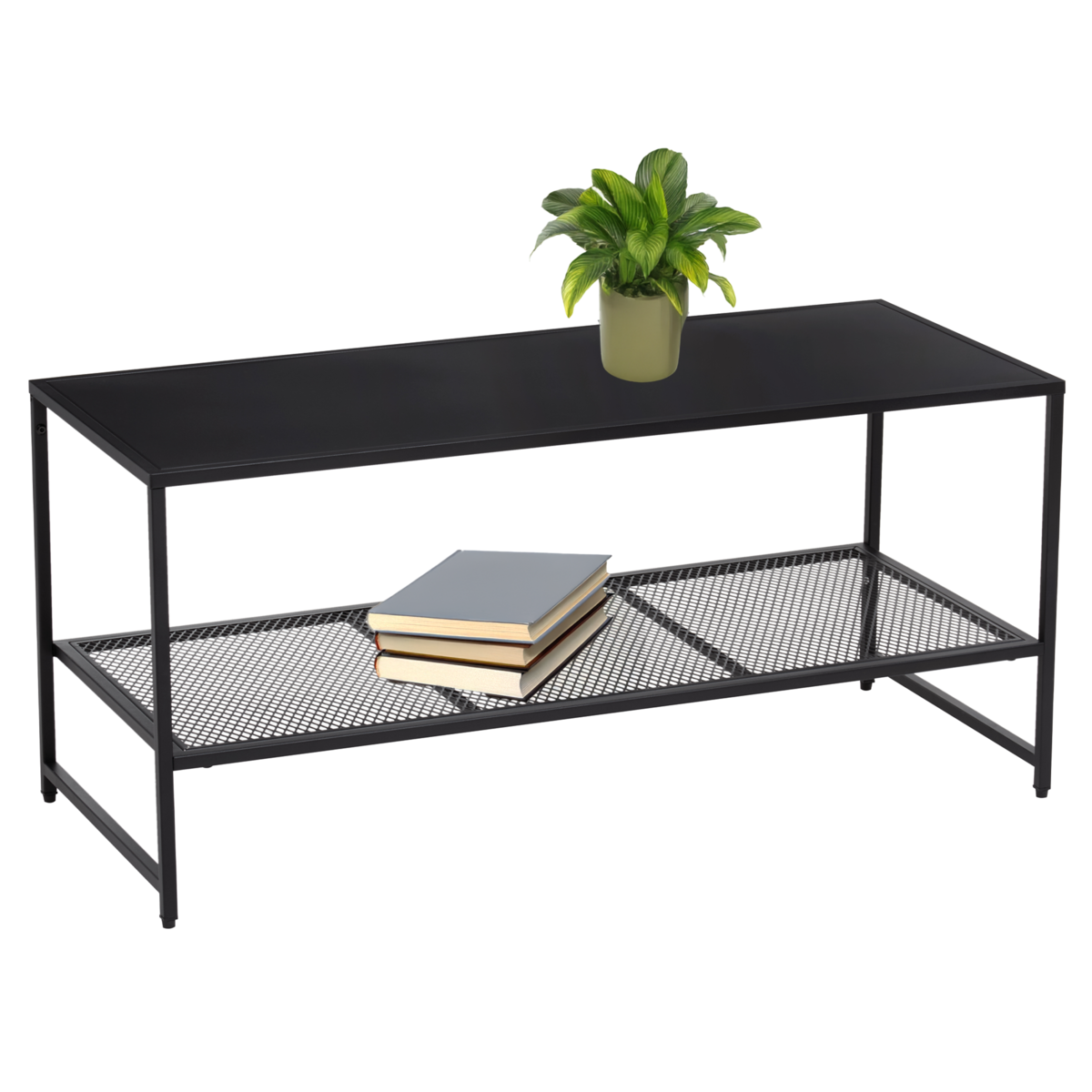 Acero Black Metal Coffee Table