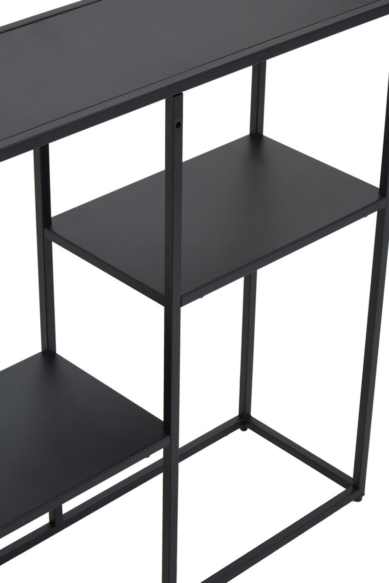Acero Black Metal Multi Shelf Unit