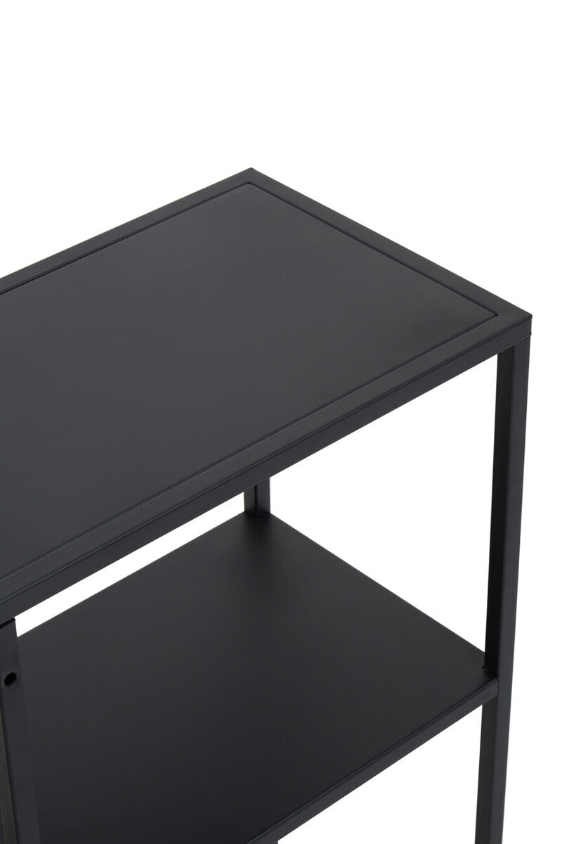Acero Black Metal Multi Shelf Unit