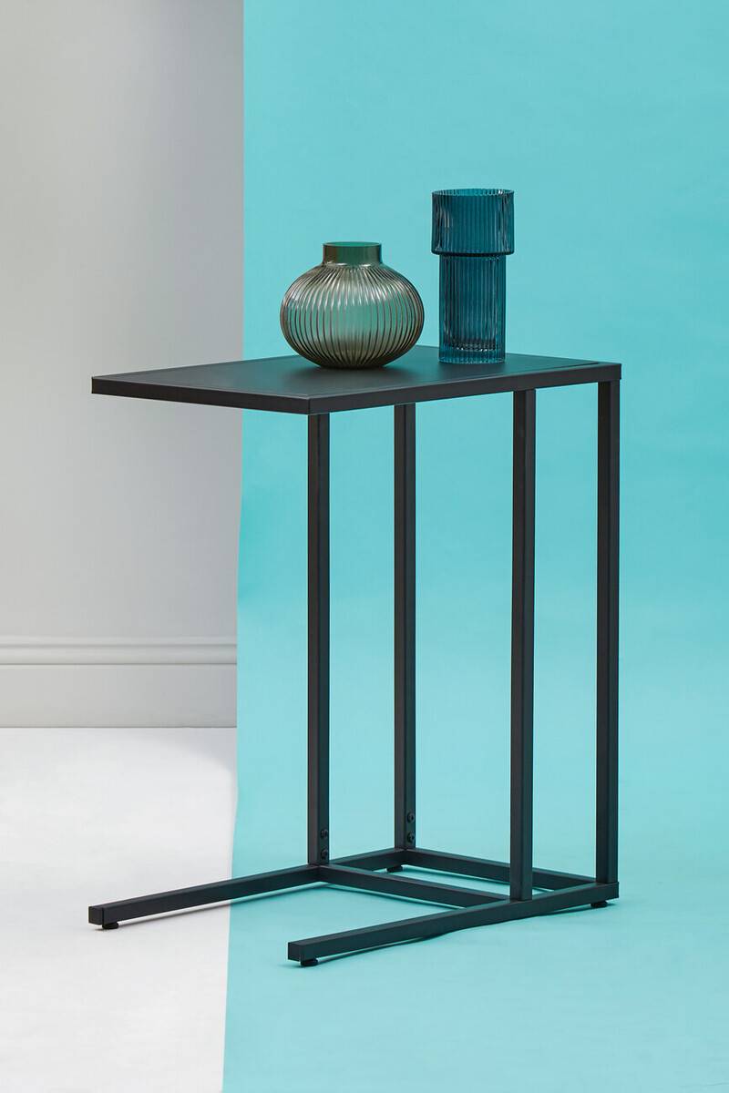 Acero Black Side Table