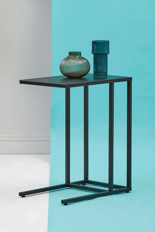 Acero Black Side Table