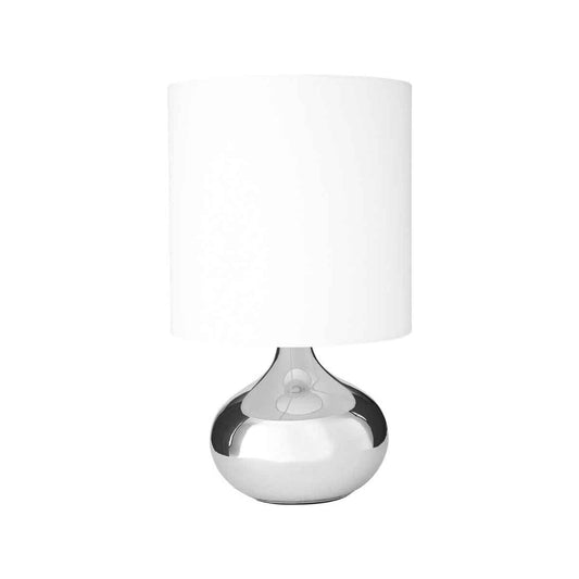 Niko White Fabric Shade Table Lamp