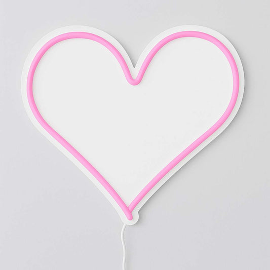 Neon Heart Design LED Box Light