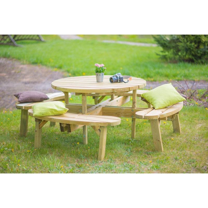 Classic Picnic Table - 4 Seat Green Tint by EKJU