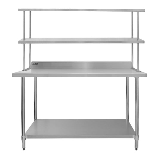 5ft Catering Bench With Double Over-Shelf