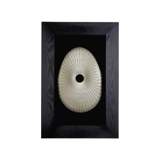 Nason Framed Oval Carving Wall Art