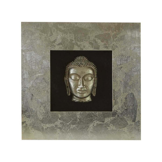 Nason Framed Silver Buddha Wall Art